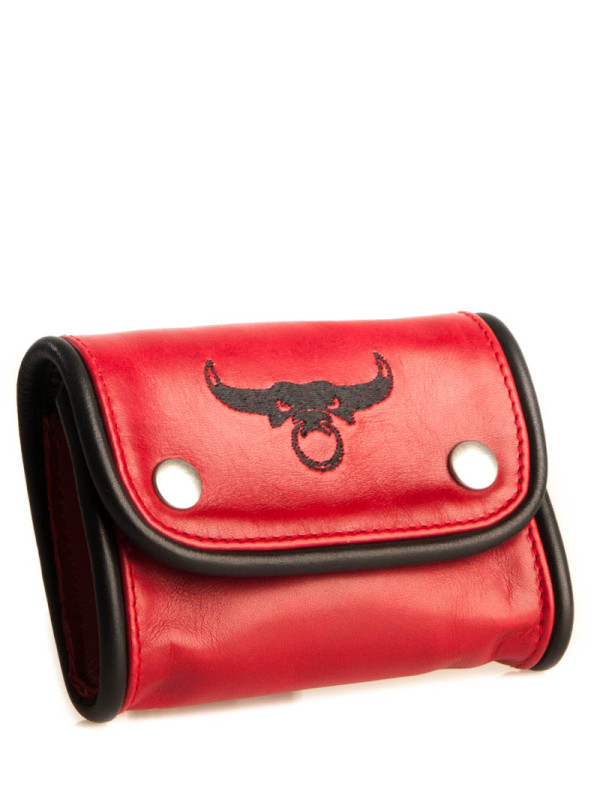 Gürteltasche mit Paspelierung und Stick-Logo